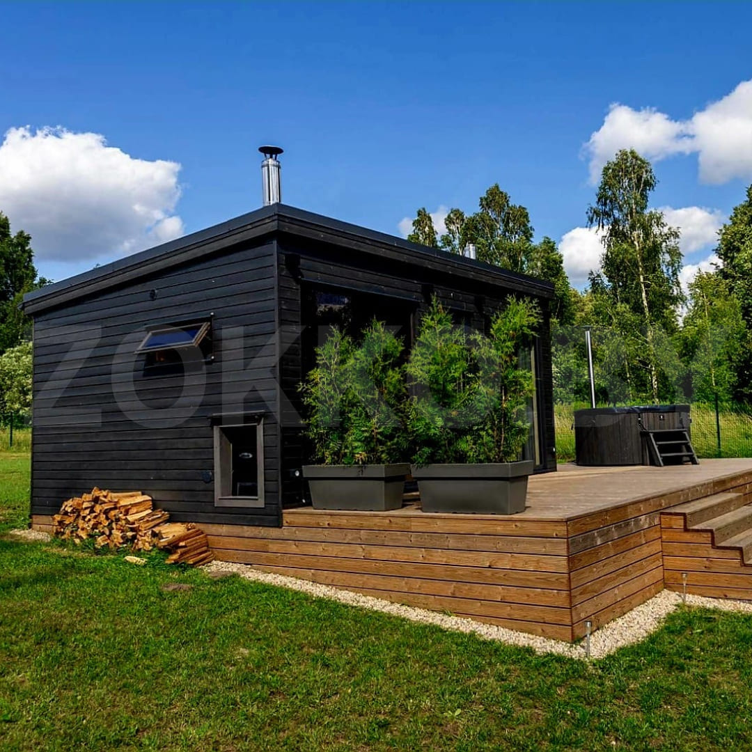 купить каркасную баню 5,5х6
