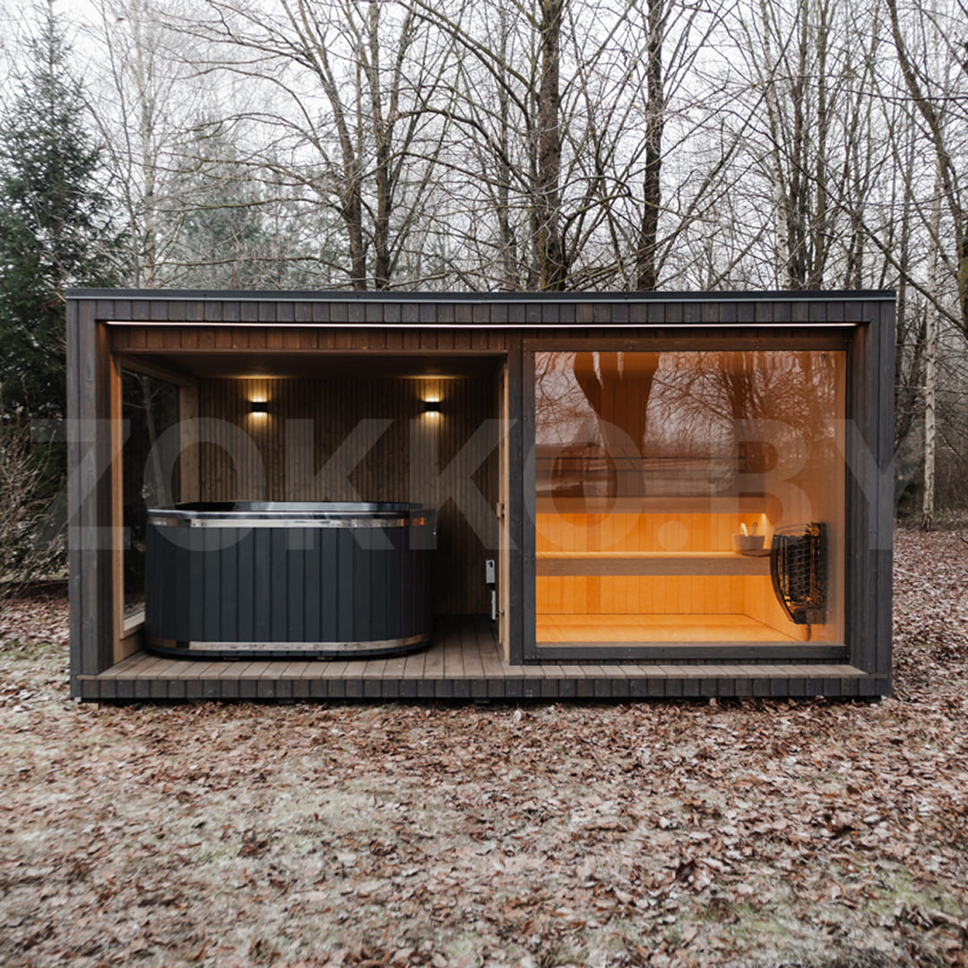 каркасные бани под ключ 3x6 