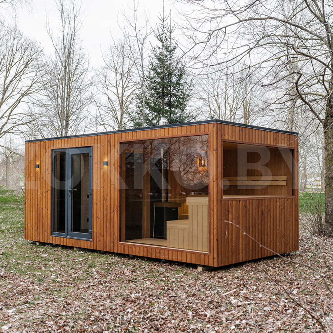каркасные бани под ключ 6x3 