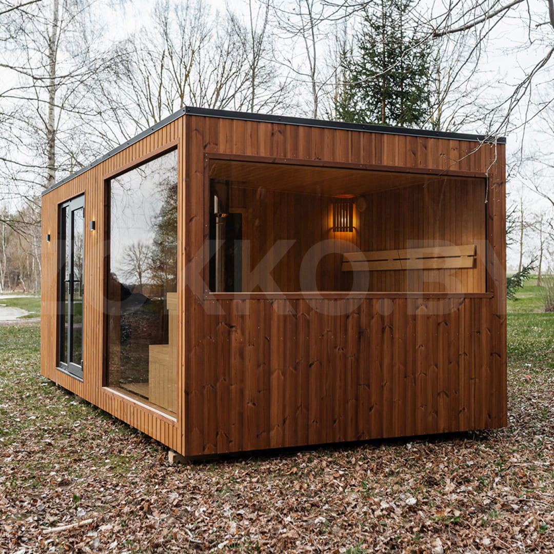купить каркасную баню под ключ 6x3 