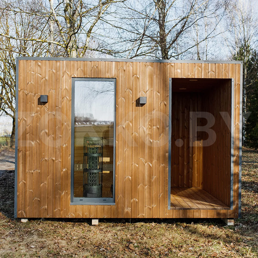 купить каркасную баню 2,4x3,65 